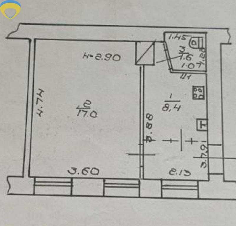 Продам однокомнатную квартиру с палисадником на Молдаванке Одеса - зображення 4