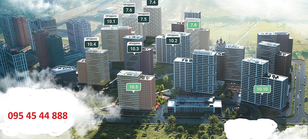 Видова 1к квартира у ЖК Варшавський3 Буд 10.1 Введенений Київ - зображення 2