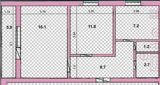 ОФОРМЛЕННЯ 2%!! Двокімнатна з ремонтом Ирпень