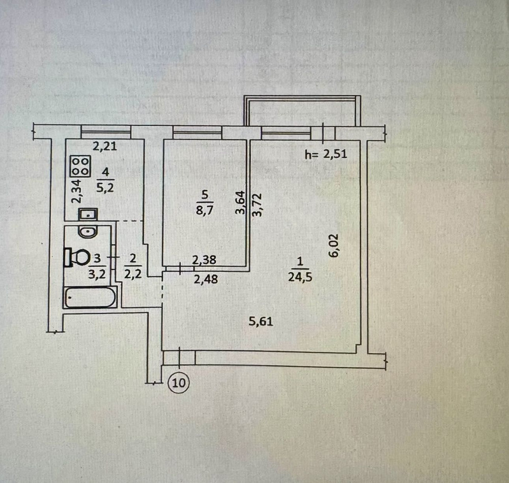 2к квартира з ремонтом Печерськ, метро палац Україна, центр Києва Київ - зображення 7