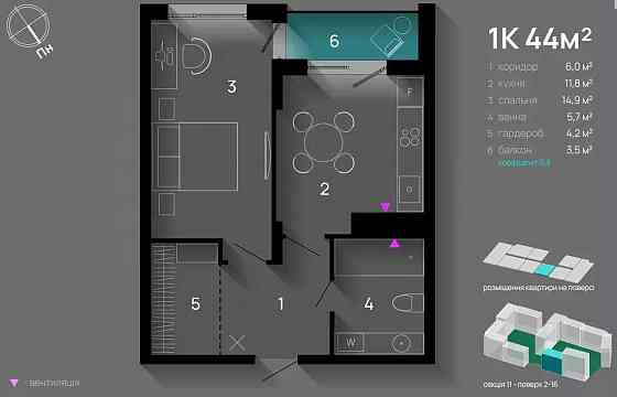 Квартира з розтермінуванням без додаткових переплат на 24 місяця Ивано-Франковск