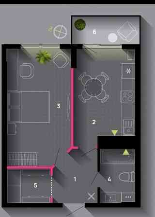 Продаж 1,5 км Фемелі Плаза 42м кв Ивано-Франковск