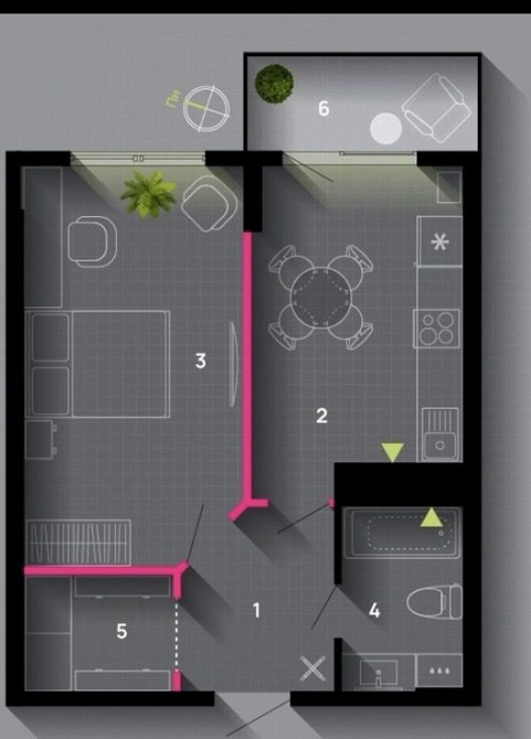 Продаж 1,5 км Фемелі Плаза 42м кв Ивано-Франковск - изображение 2
