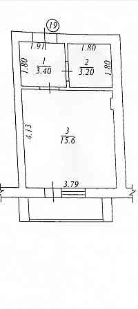 1кімнатна квартира! Студія з газом! Гостомель