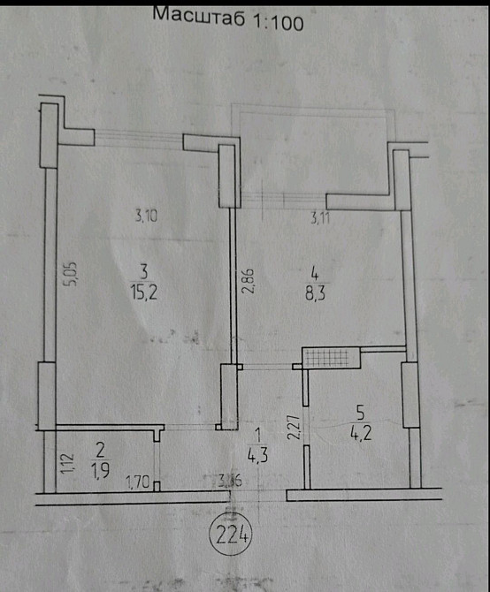 Продам 1 кімнатну квартиру 36м² Рейгана 40 ЖК " Перспектива", Троещина Київ - зображення 6