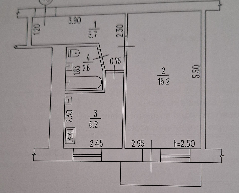 Продається однокімнатна квартира Умань - зображення 4