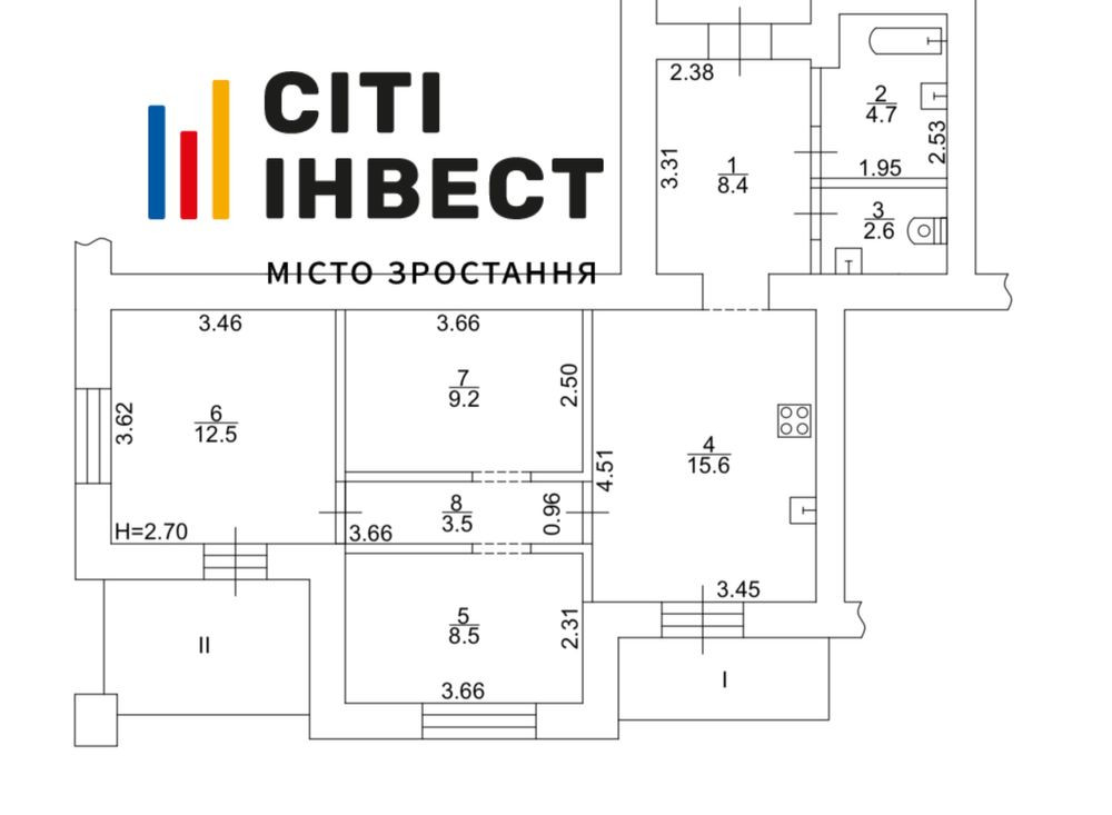ЖК Левада, 3 комнатная квартира, ремонт, комплектация, єВідновлення! Харьков - изображение 8