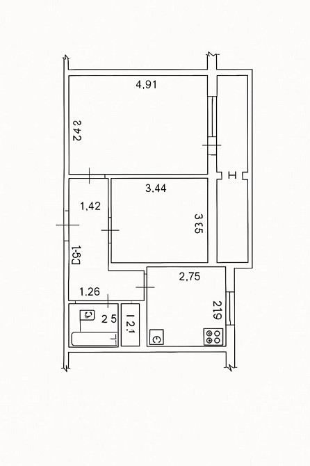 Без % 2-х кім. квартира, м. Харківська, Дарницький, вул. Вербицького Київ - зображення 7