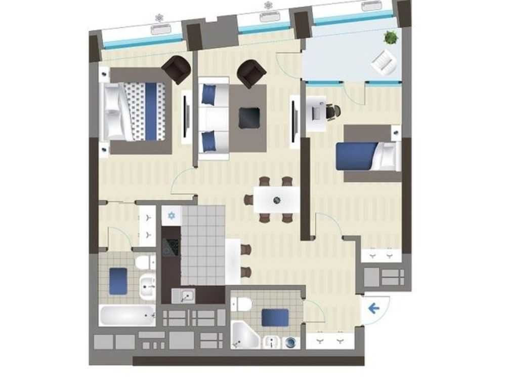 Видова 2к квартира 75м2 в Жк Славутич метро Славутич 1хв Позняки Київ - зображення 2