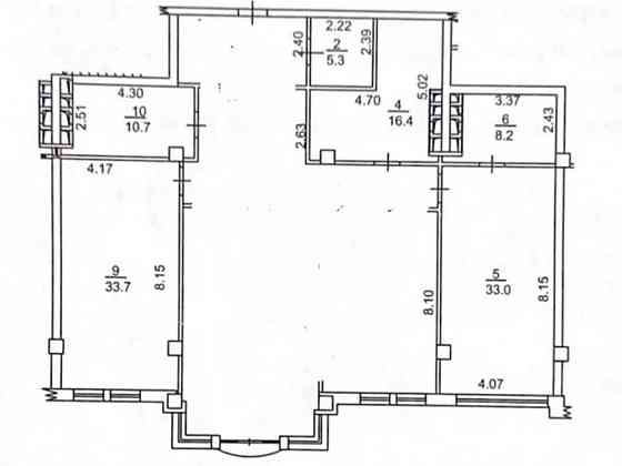 Вигідно! 3-к(208м2)з дизайнерським ремонтом на Грушевского 9а Київ