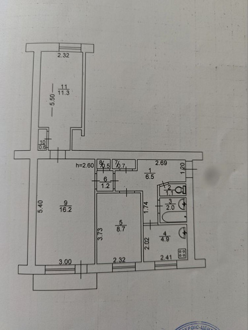Продам 3-х кімнатну квартиру в місті Буча біля ЖД Вокзалу Буча - изображение 7