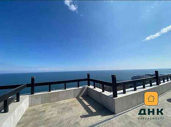 Пентхаус с террасой ‼️ Прямой вид моря Пространство на 12 Фонтана Odesa