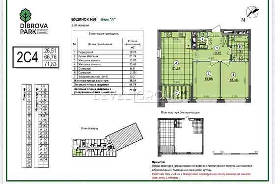 Продаж 2-кімнатної квартири в ЖК Dibrova Park/Подільський р-н Київ
