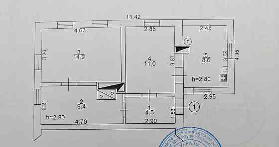 Продам 3 - кімнатну частину будинку. Лубны