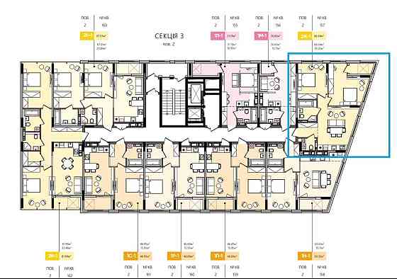 Продам ВЛАСНУ двокімнатну квартиру (67,5 м2) в ЖК «Lucky Land» Київ