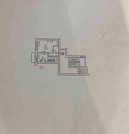 Продам 1комнатную квартиру под ремонт Верхньодніпровськ