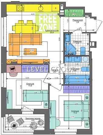 Продаж просторої 2-кім. квартири в сучасному ЖК Республіка Київ