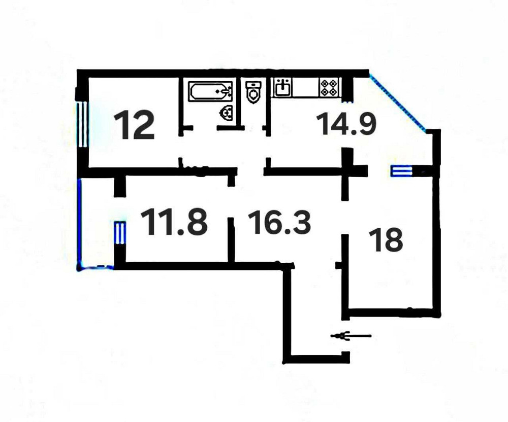 3к. Срібнокільська, 8 ст.м. Позняки - 6 хв. пішки Київ - зображення 8