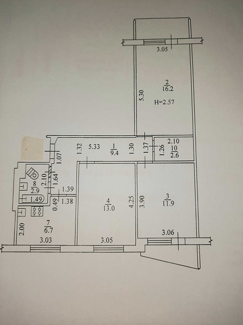 #Новые Дома. Продам 3комн. квартиру. Жасминовый бульвар. Сертификат + Харків - зображення 2