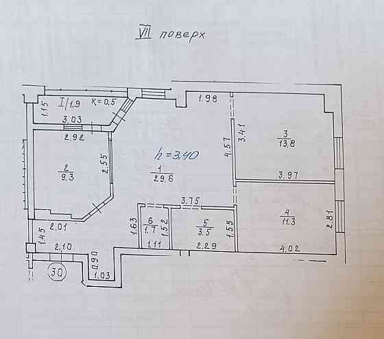 Продам 3х ком. Квартиру  ул. Театральная Днепр
