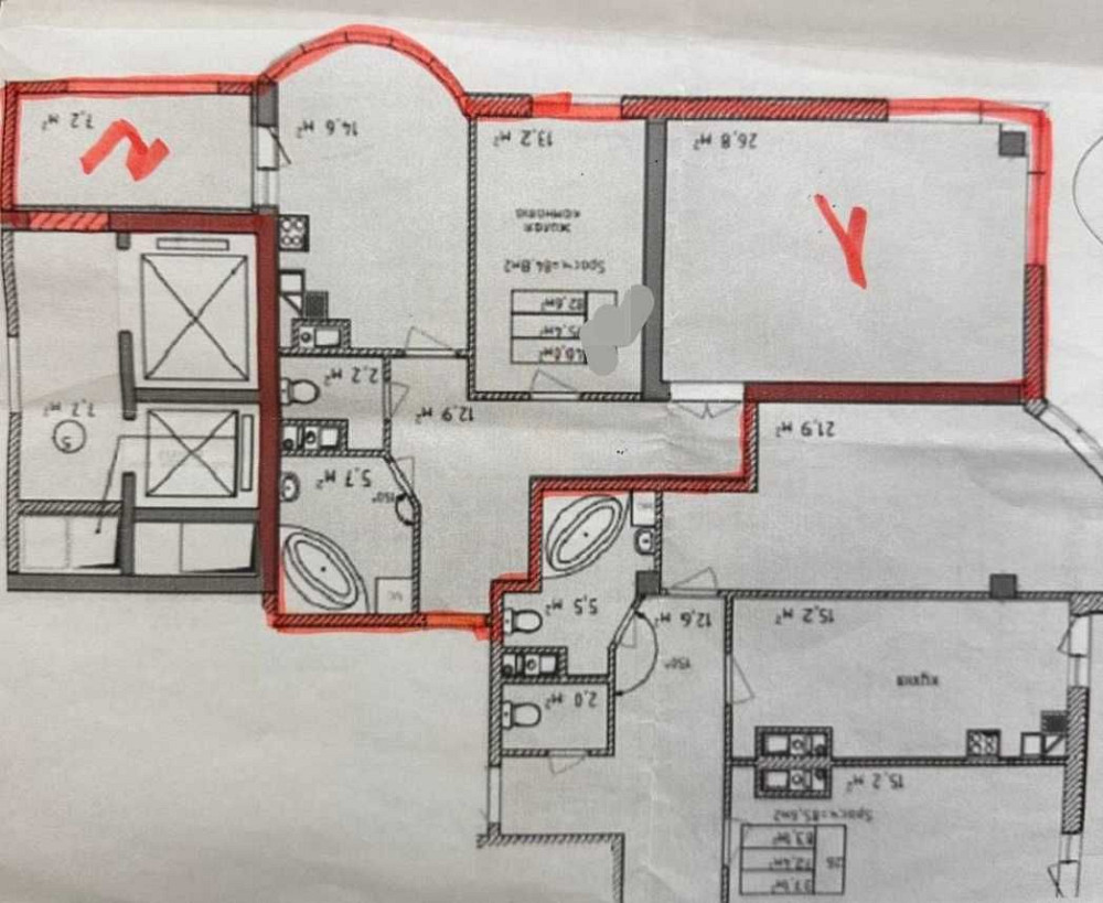 Квартира в ЖК Аквамарин с видом на море Odesa - photo 7