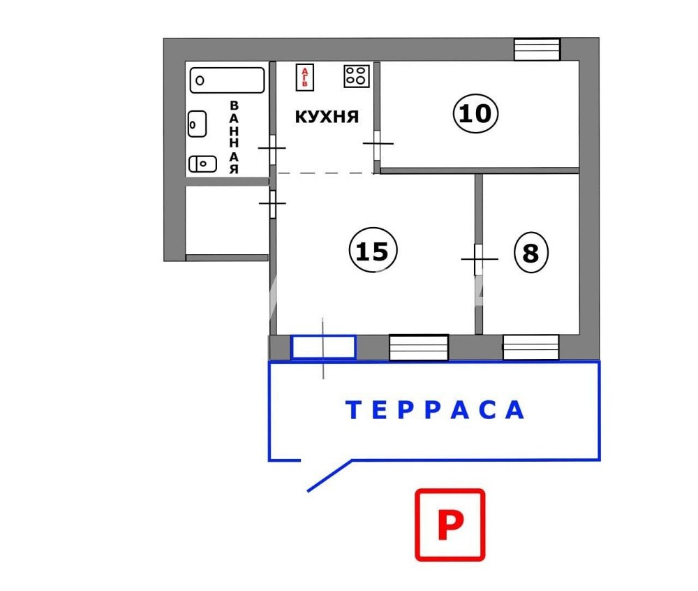 Продам 2 комн. квартиру на ул.Гоголя  с террасой во дворе Odesa - photo 3