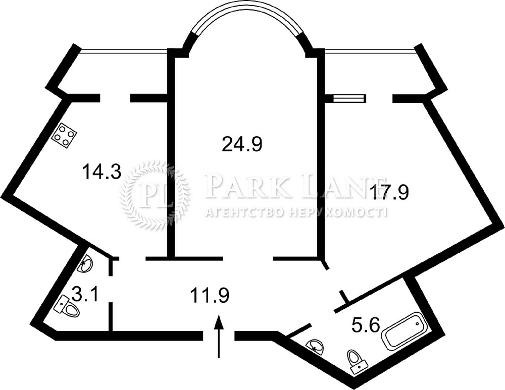 2к. квартира ЖК Корона/ генератор/ ТЕРМІНОВО/ БЕЗ КОМІСІЇ Київ - зображення 6