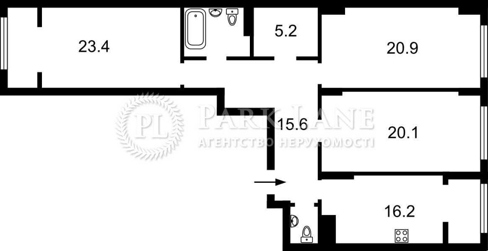 Продам 3к Заболотного 1б ЖК Метрополіс Голосіївський Метро Теремки Київ - зображення 3