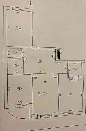 Поселок Котовского. ЖК Янтарный. 3 комн. 93 м. Ремонт. Иличанка