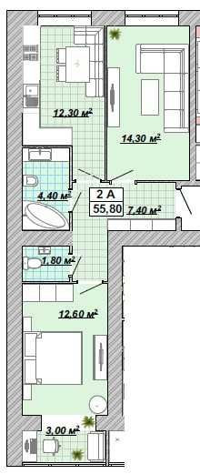 Здана, готова до ремонту, Княгинен, 2кімнатна Івано-Франківськ - зображення 2