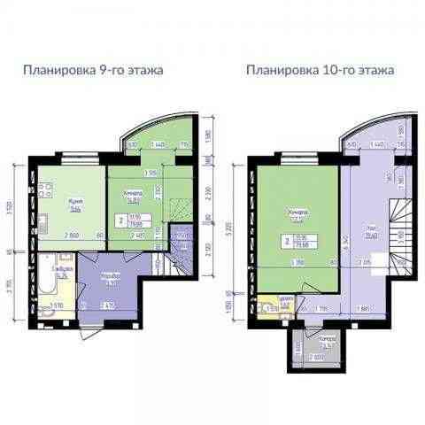 Продается 3к квартира (80,2 м²), ЖК Лазурный, Центр Харьков
