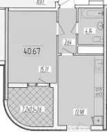 1 комн квартира с  ТЕРРАСОЙна Краснова в ЖК кКАДОРР СИТТИ новый дом Odesa - photo 2