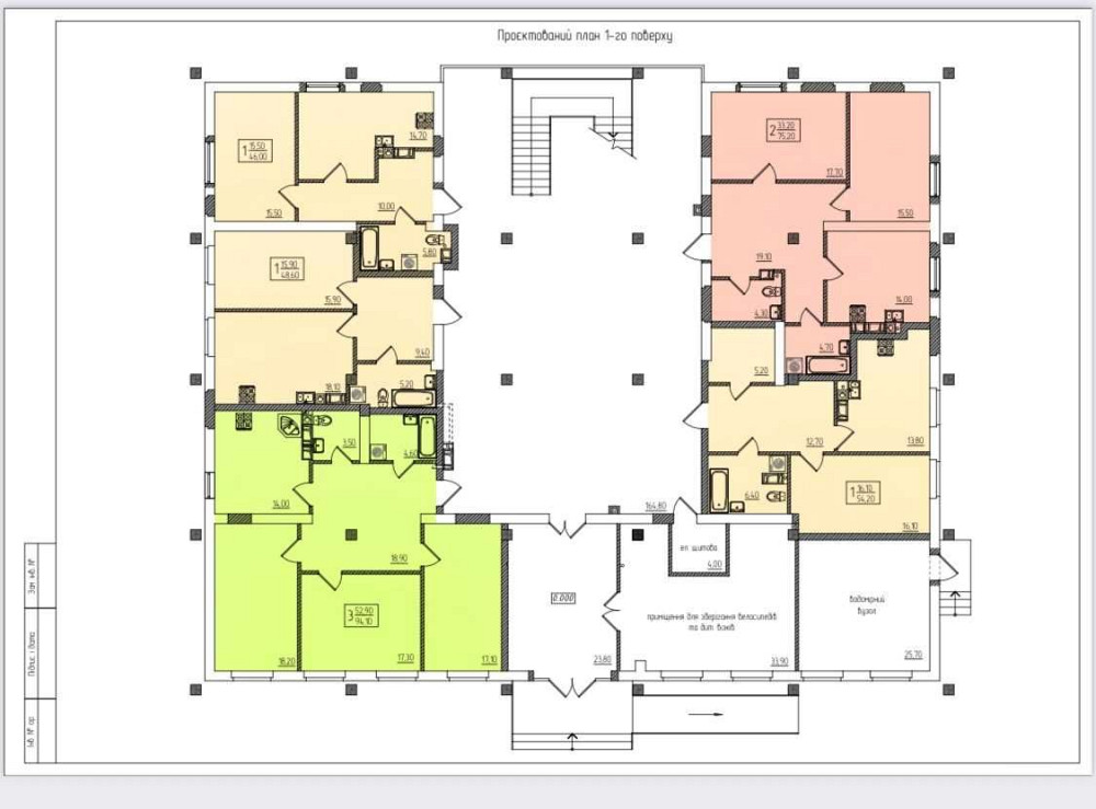 2-кімнатна  квартира в новобудові Чернівці, Садгора 33000 м.кв. Чернівці - зображення 5