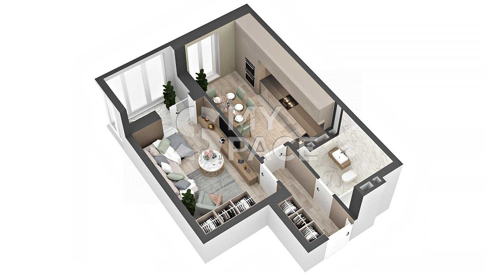 Продаж 1 к квартири ЖК Сіті хаб, Солом'янський Київ - зображення 8