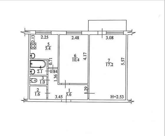 2х кімнатна квартира Каденюка Танкопія (403354) Харьков