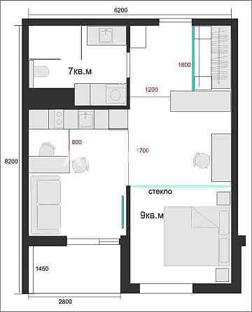 1 комн квартира продажа Краснова 65 жемчужина Дом сдан! 977$ кв м Odesa