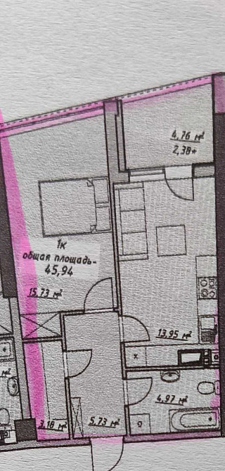 1-комн. квартира 46 м²‼️ ЖК "Атмосфера" ‼️Аркадия‼️Французский бульв Odesa - photo 2