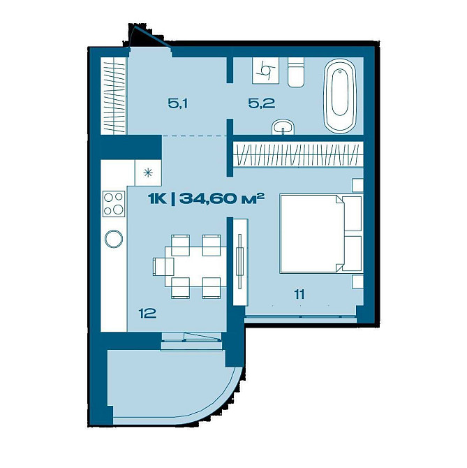 1 кімнатна Шикарний ЖК Івано-Франківськ - зображення 2
