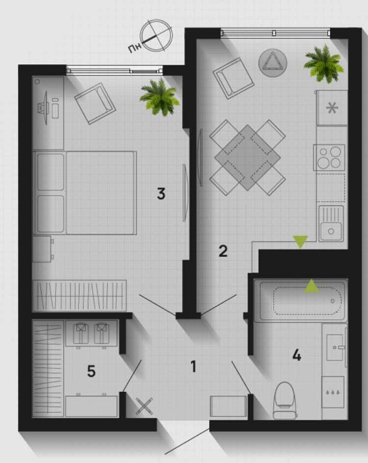 Квартира єОселю щомісячний платіж - 6350 грн, розтермінування без % Ивано-Франковск - изображение 3