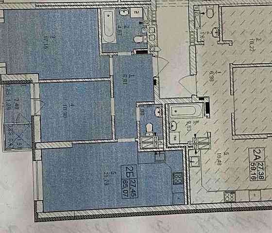 Квартира 2к в Бучі в Гранд Бурже Буча