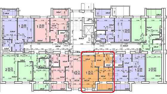 Продам 1к S 39м2 в новострое ЖК Мира .Индустриальная.ХТЗ.Q Харьков