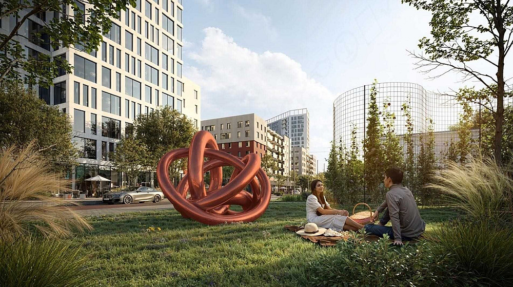 1-к апартаменти 44 м² у Big Ben | простора спальня. Акція Львов - изображение 5