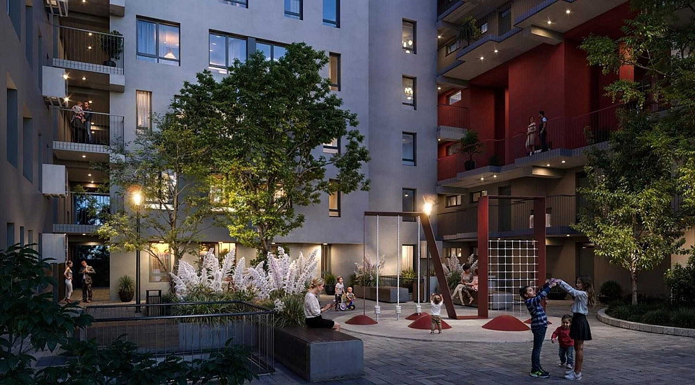 1-к апартаменти 44 м² у Big Ben | простора спальня. Акція Львов - изображение 4