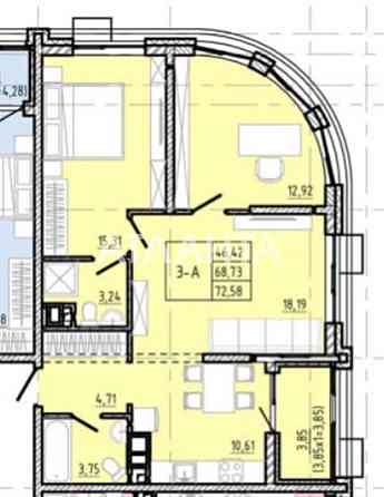 Супер цена (900$ м2)3 ком.квартира ЖК Модерн.Вид Моря.6 ст.Фонтана Odesa