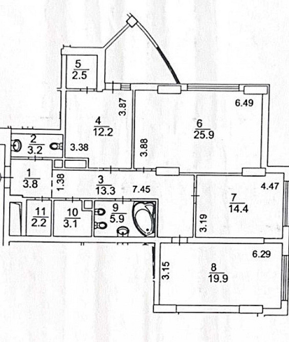 ЖК Покровський Посад Поділ/3х кімн.кв. Четвертий поверх/Дорогий Ремонт Київ - зображення 3