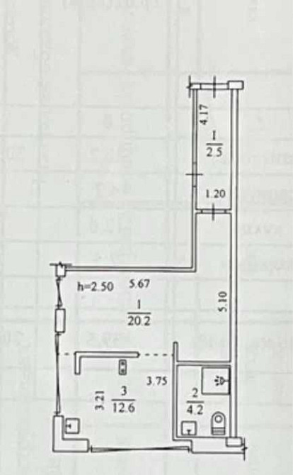 Продам 1к квартиру в ЖК "Дом на Ульянова" (низ проспекта Поля) Днепр - изображение 7