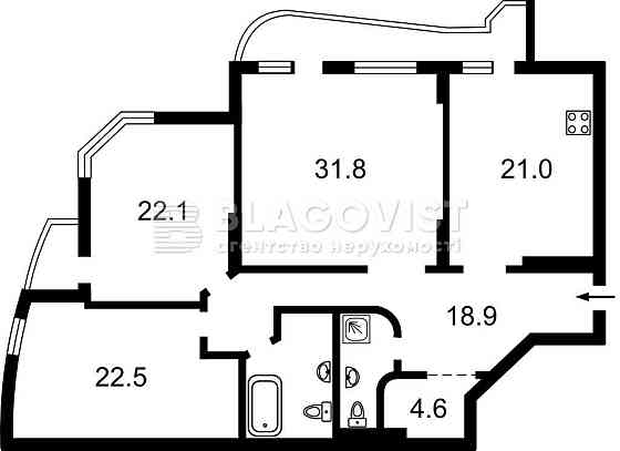 Продається квартира Коновальця Євгена (Щорса), 36б Київ