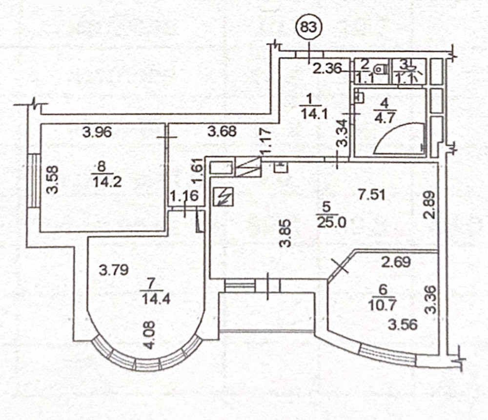 Продається 3-кімнатна квартира Оболонський район Київ вул. Йорданська Київ - зображення 8