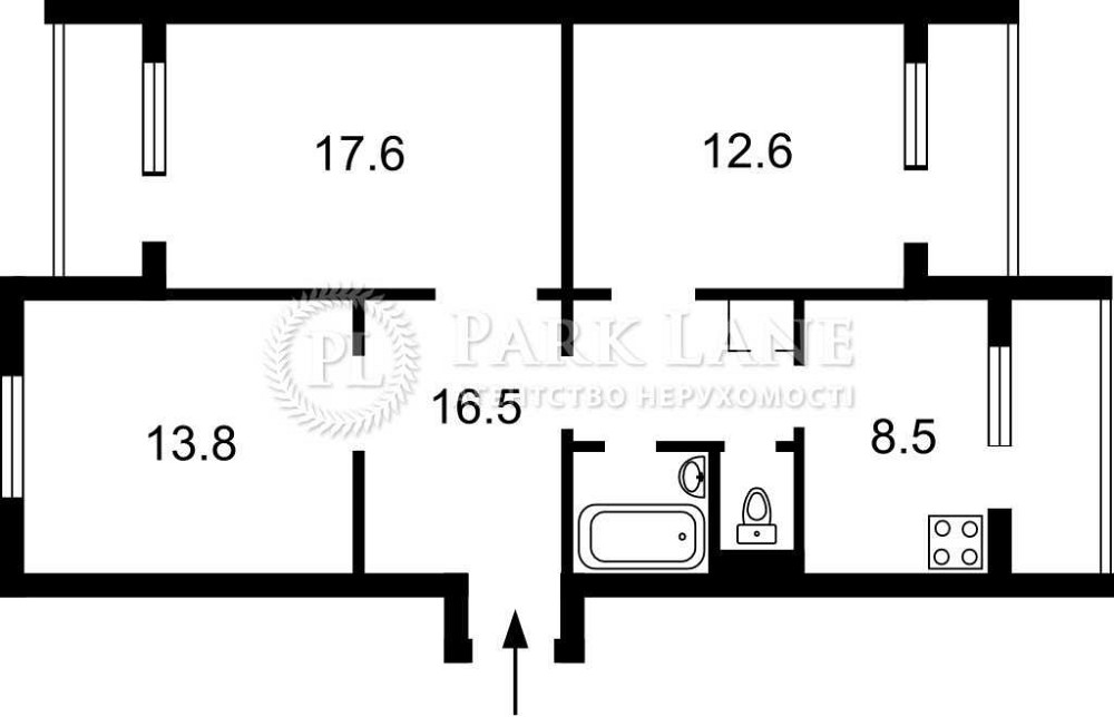 Продаж затишної 3к.квартири, 5 поверх проспект Бажана 34 М. Харківська Київ - зображення 1