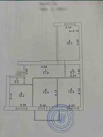 Продам трикімнатну  квартиру в Бучі, Є-оселя так! Буча